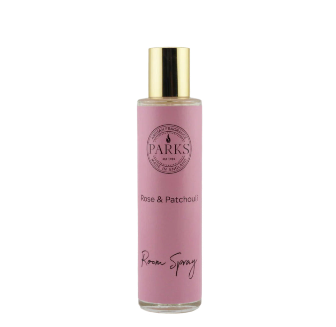 VINTAGE AROMATHERAPY ROSE PATCHOULI ROOM SPRAY – Parks Candles
