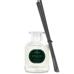 Parks fragrance diffuser bottle with black reeds on a white background